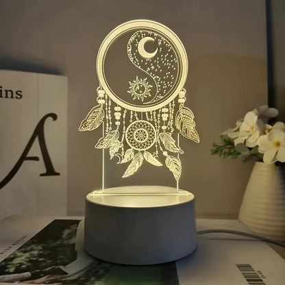 Rynx | DreamLight - 3D Dreamcatcher LED Table Lamp