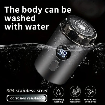 Rynx | Mini Electric Razor — Portable waterproof grooming device with 15 blades