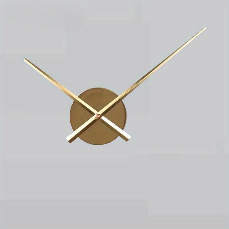 Rynx | DIY Wall Clock with Metal Dial - Silent Movement for Home Decoration