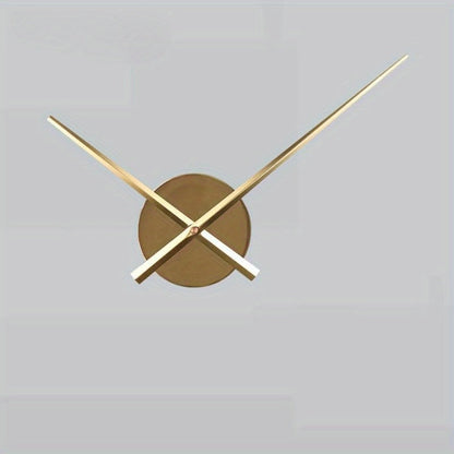 Rynx | DIY Wall Clock with Metal Dial - Silent Movement for Home Decoration