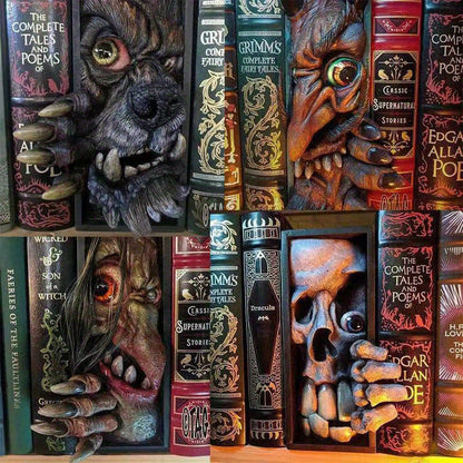Rynx | MonsterBookend - 3D Horror Monster Bookend for Home Decoration