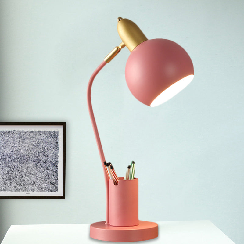 Rynx | LumiSphere - Metal sphere night light with tubular pen holder design
