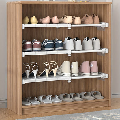 Rynx | FlexRack - Adjustable Wall-Mounted Storage Shelf with Retractable Tension Rod