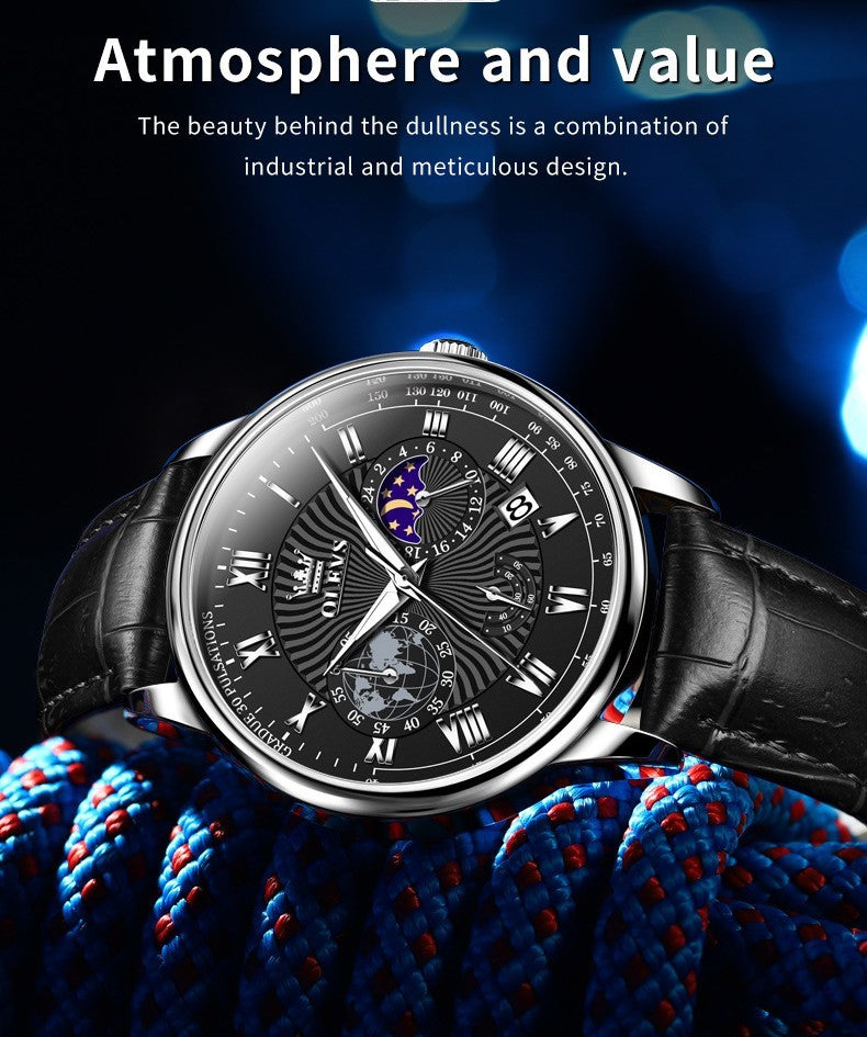 Rynx | Multifunctional Business Quartz Watch Luminous Men