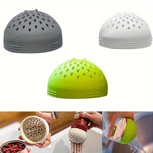 Rynx | Silicone Mini Colander – Multifunctional Can Drainer & Strainer, Portable Kitchen Accessory for BBQs & Outdoor Cooking