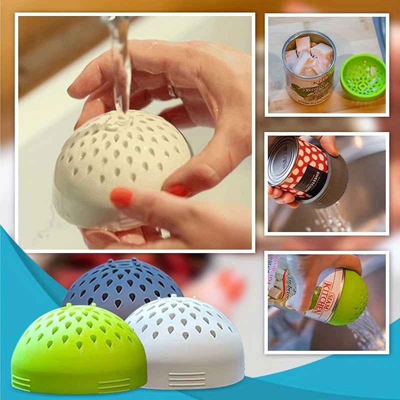 Rynx | Silicone Mini Colander – Multifunctional Can Drainer & Strainer, Portable Kitchen Accessory for BBQs & Outdoor Cooking