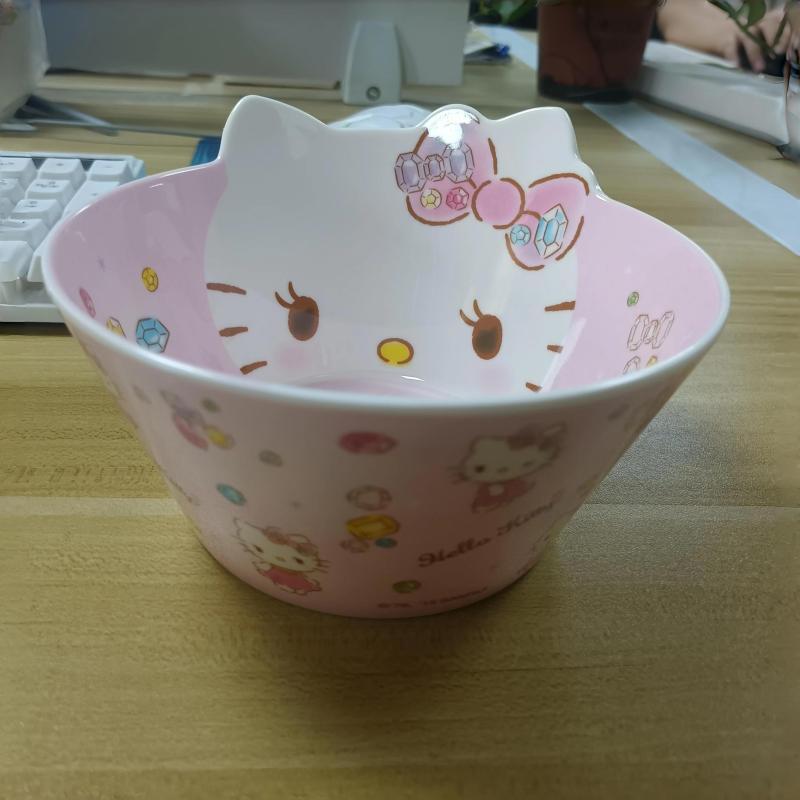 Rynx | KittyFresh - Storage Box - Cute Polyresin Design for Salads & Noodles