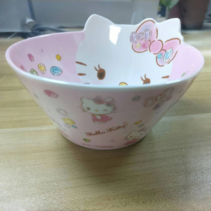 Rynx | KittyFresh - Storage Box - Cute Polyresin Design for Salads & Noodles