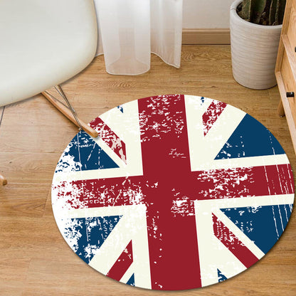 Rynx | Modern Living Room Rug in Black and Orange Graphics National Flag Print Rug Polyester Pet Friendly Area Rug
