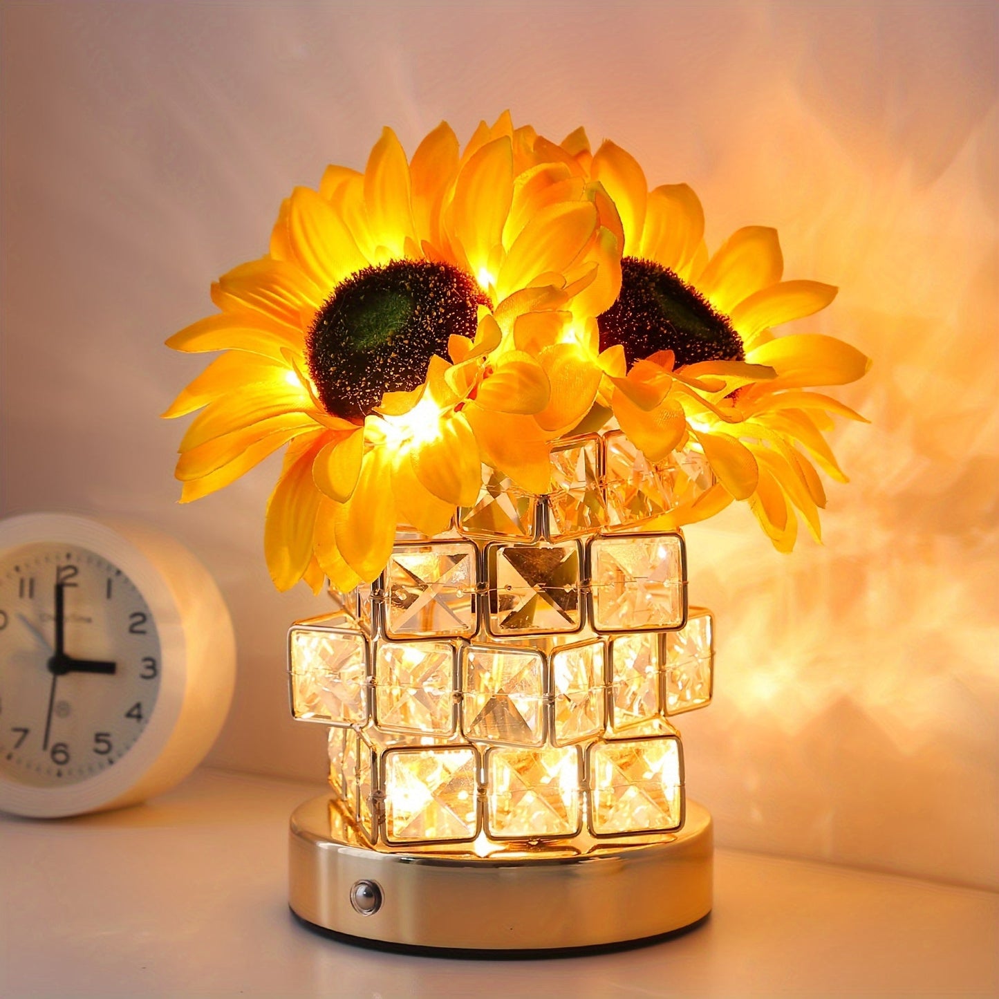 Rynx | LumiBloem - Thread lamp with touch for table with rechargeable battery