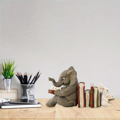 Rynx | ElephantRabbit - Harbøkerstøtter Animal Figures for Indoor and Outdoor