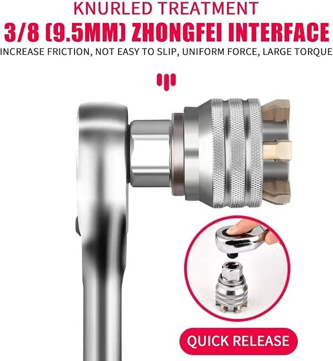 Rynx | Multi-Function Universal Socket Wrench Tool - Saker® Universal Maintenance Tool