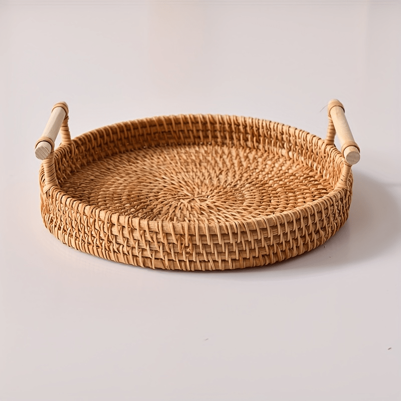 Rynx | RattanTray - Rattan Underlay Plate with Handle