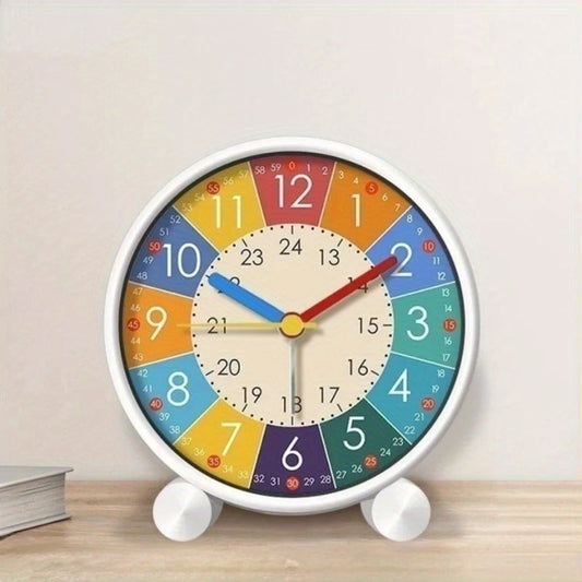 Rynx | RainbowClock - Silent Rainbow Clock with Colorful Numbers