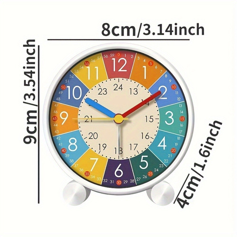 Rynx | RainbowClock - Silent Rainbow Clock with Colorful Numbers