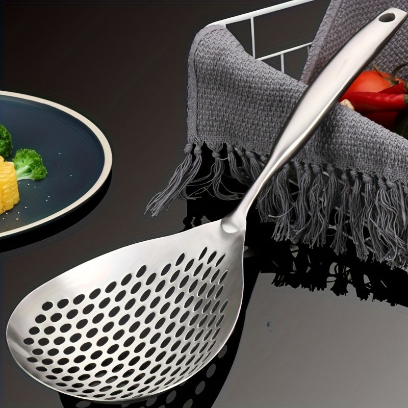 Rynx | Eid Al-Adha Large Stainless Steel Colander Skimmer – Durable Strainer for Frying & Hot Pot