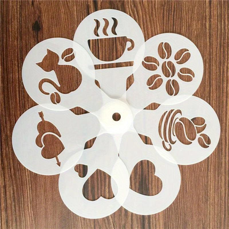 Rynx | 19-piece Latte Art and Cake Decoration Template Set