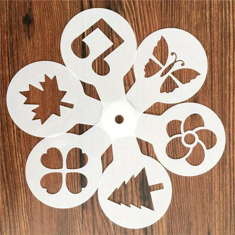 Rynx | 19-piece Latte Art and Cake Decoration Template Set