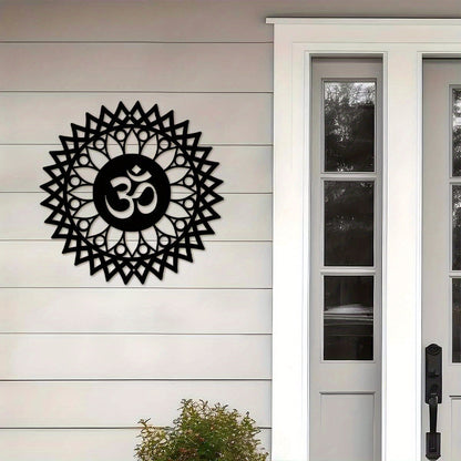 Rynx | MandalaDecor - 30.0 cm metal om symbol