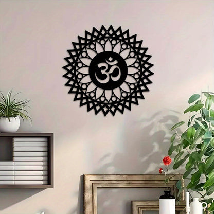 Rynx | MandalaDecor - 30.0 cm metal om symbol
