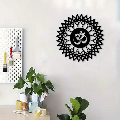Rynx | MandalaDecor - 30.0 cm metal om symbol