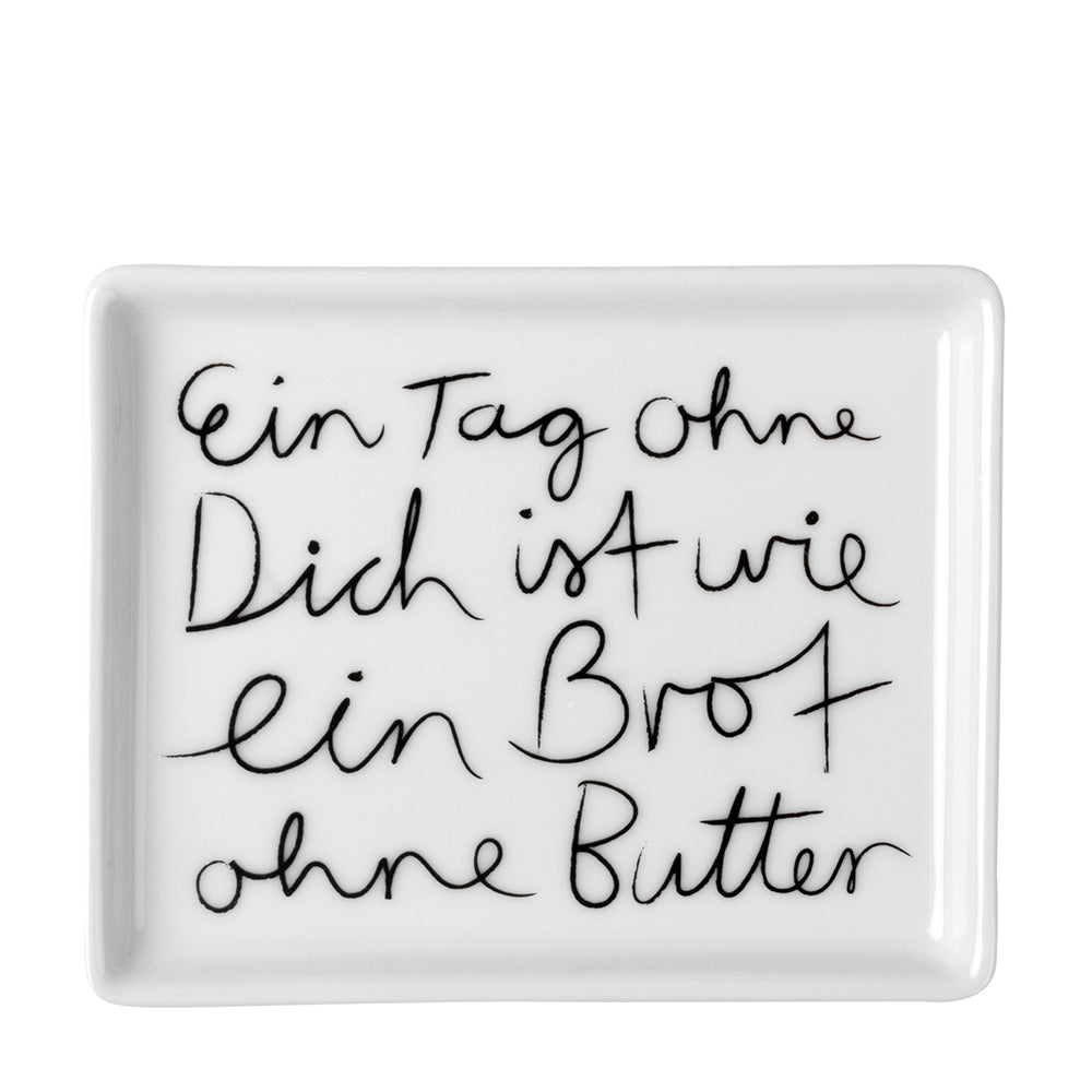Rynx | Small Butter Dish A day without you...