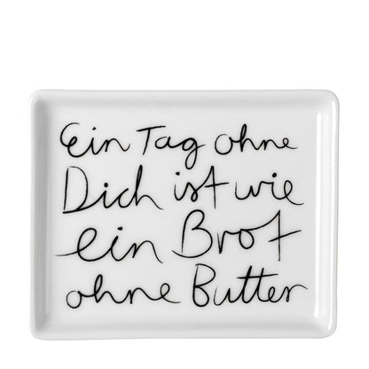 Rynx | Small Butter Dish A day without you...