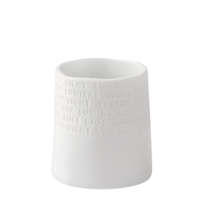 Rynx | Room Poetry Tealight Holder Text above