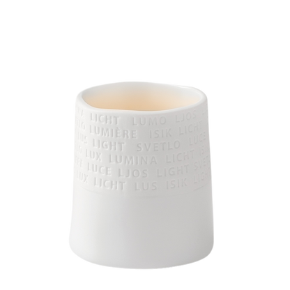 Rynx | Room Poetry Tealight Holder Text above
