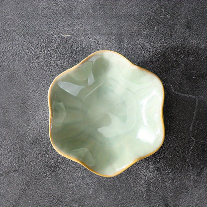 Rynx | LotusTray - Ceramic Lotus Leaf Jewelry Box | For Rings, Keys & Odds and Ends