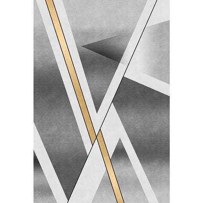 Rynx | Stylish Geometric Pattern Rug Grey Casual Rug Polyester Pet Friendly Washable Area Rug for Living Room