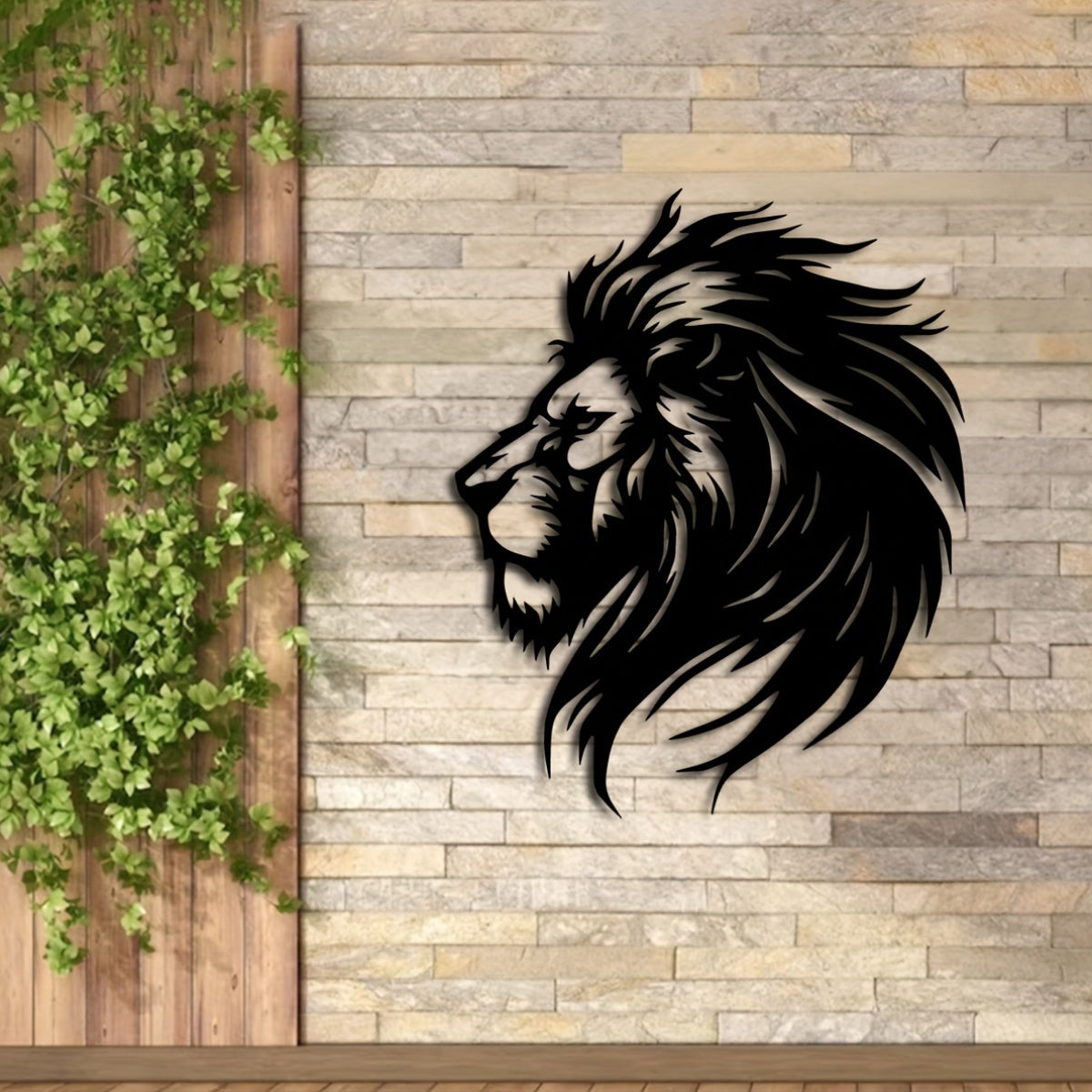 Rynx | LionArt - Rustic Lion Head Wall Art
