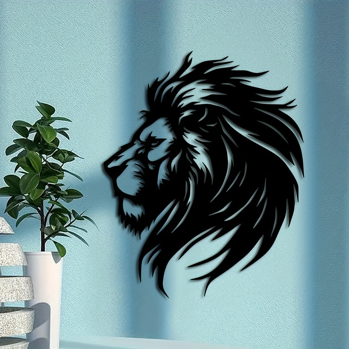 Rynx | LionArt - Rustic Lion Head Wall Art