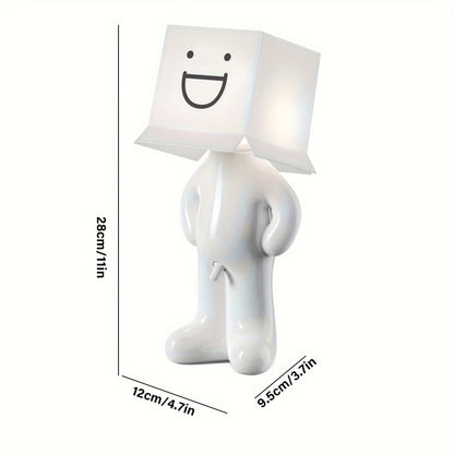 Rynx | CartoonGlow - USB-powered Cartoon Table Lamp with LED Light and Push Button Control