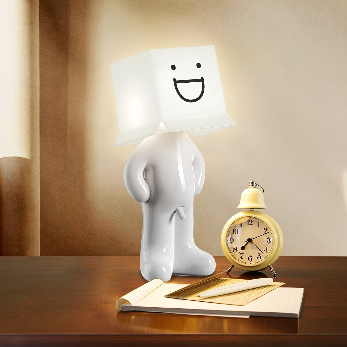 Rynx | CartoonGlow - USB-powered Cartoon Table Lamp with LED Light and Push Button Control