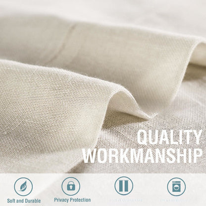 Rynx | Linen Yarn Curtain Transparent Window Screen