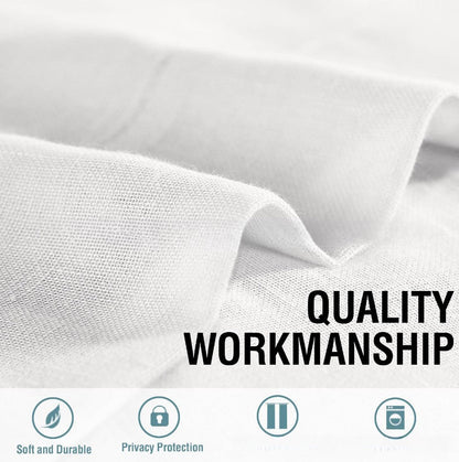 Rynx | Linen Yarn Curtain Transparent Window Screen
