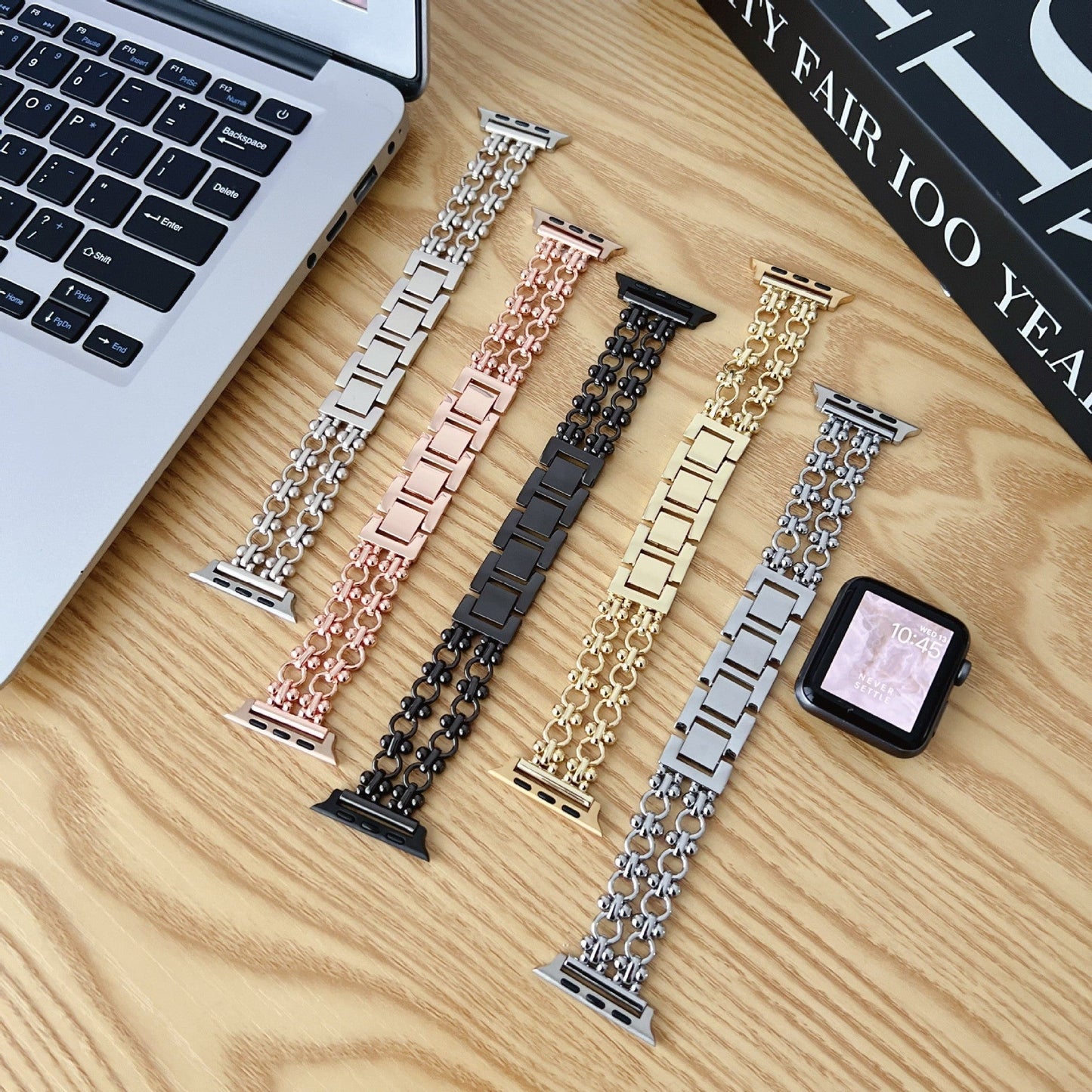 Rynx | New Chinese metal circle watch double chain