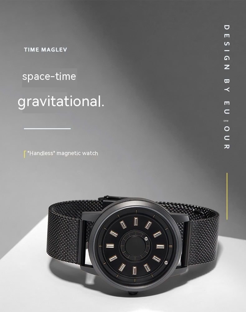 Rynx | Men's magnetic watch quartz original strap 40mm stainless steel strap