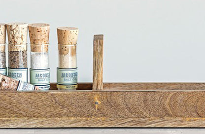 Rynx | Rounded wooden tray with a long shape