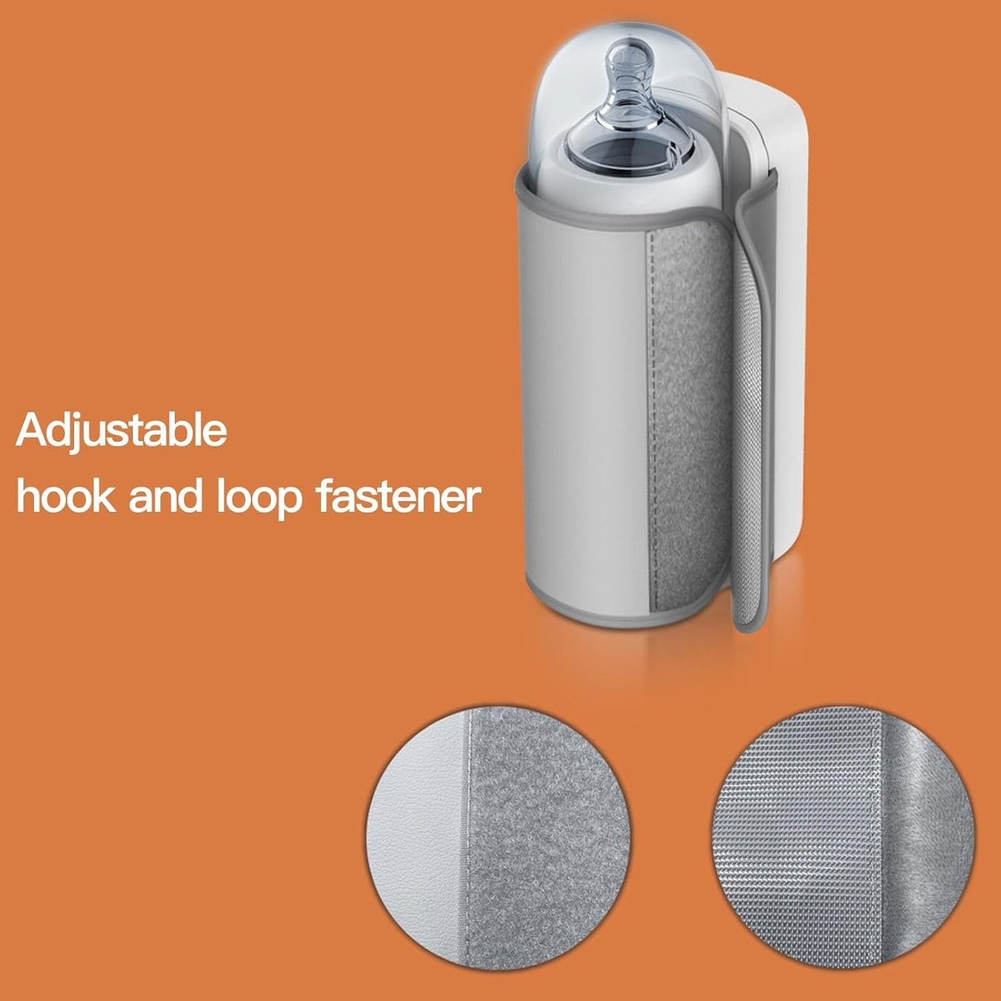 Rynx | Portable rechargeable baby bottle warmer – Quick heating, USB-powered, 6 temperature settings