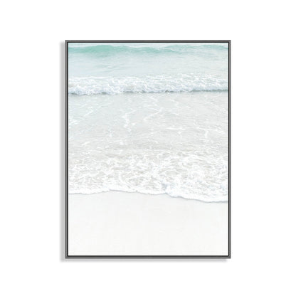 Rynx | Beige Sea-water Wall Decoration Tropical Style Texture Canvas Print for Dining Room