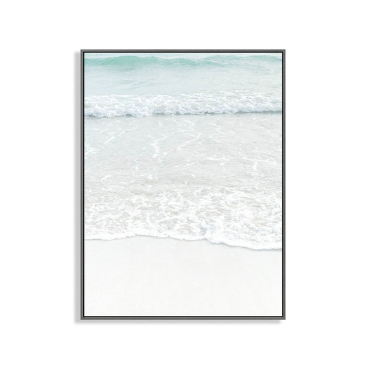 Rynx | Beige Sea-water Wall Decoration Tropical Style Texture Canvas Print for Dining Room