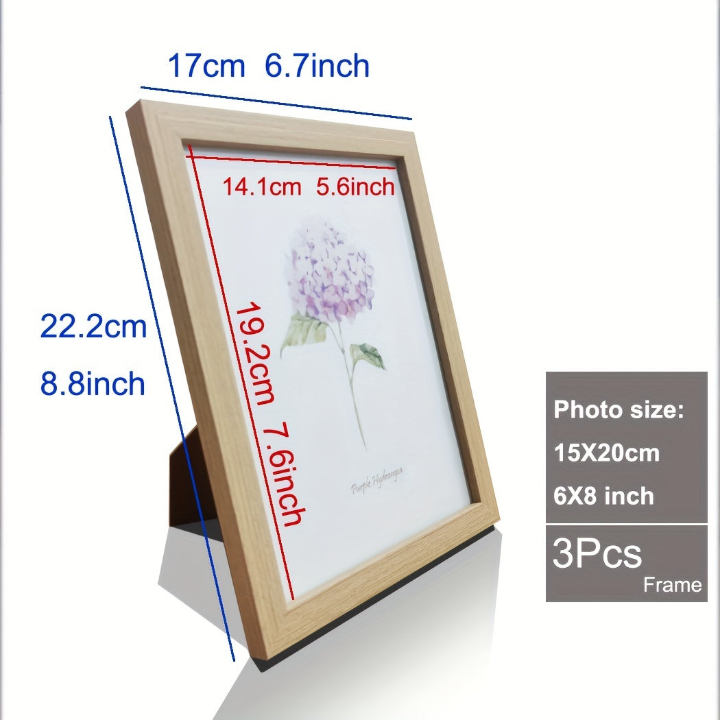 RYNX | Memories - Set of 3 Wooden Photo Frames