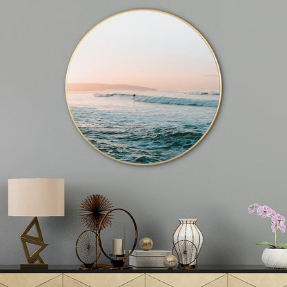 Rynx | Sea Golf View Canvas Print Blue Tropical Style Painting for Living Room, Multiple Sizes