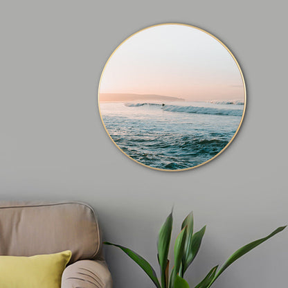 Rynx | Sea Golf View Canvas Print Blue Tropical Style Painting for Living Room, Multiple Sizes