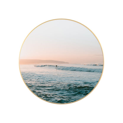 Rynx | Sea Golf View Canvas Print Blue Tropical Style Painting for Living Room, Multiple Sizes