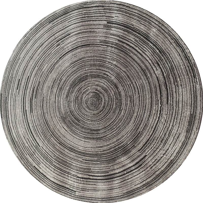 Rynx | Creative Multicolor Modernist Rug Polyester Circle and Brush Stroke Pattern Rug Washable Pet Friendly Non-Slip Rug for the Living Room