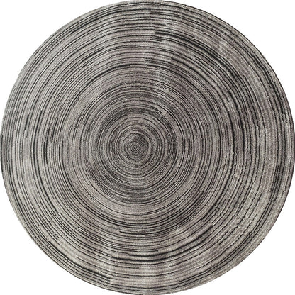 Rynx | Creative Multicolor Modernist Rug Polyester Circle and Brush Stroke Pattern Rug Washable Pet Friendly Non-Slip Rug for the Living Room