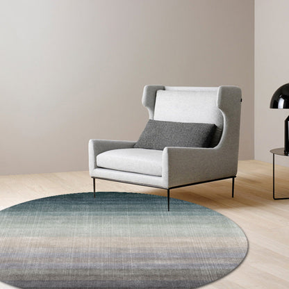 Rynx | Multicolor Ombre Pattern Rug Polyester Modern Rug Washable Anti-Slip Pet Friendly Area Rug for Living Room